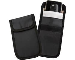 SBG Faraday Bag - Universeel Blokkerende Telefoonzak - RFID Blokkeertas voor Telefoons - Pouch voor Autosleutels - Signaal Blokkerende Zak - Zwart