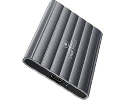 LUXWALLET QuickDrive - TB Draagbare SSD / Solid State Opslag - 1000GB - Type-C - USB-C / USB 3.1 - Metaal voor o.a. PC / Xbox