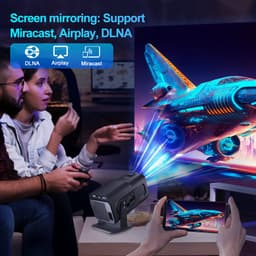 Magcubic PRO HY320 - 2024 model - WiFi 6 mini beamer- Ultieme draagbare beamer - 390 ANSI - 4K - 1080p - Android - Apple - Bt 5.0 — thumbnail 3