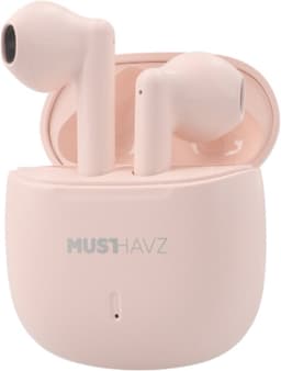 Musthavz True Wireless Earphone Lite Earbuds - Draadloze Oordopjes - Wireless Bluetooth Earphones - Oortjes geschikt voor Apple en Android - Roze/Pink — thumbnail 2