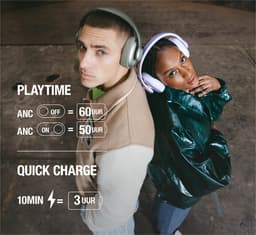 Fresh 'n Rebel Clam Ace – Draadloze Bluetooth Koptelefoon met Active Noise Cancelling - 60 uur Speeltijd - Met volume wiel - Silky Sand — thumbnail 8