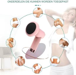 FineMart - Dieprollende Massage - Massage Pistool - Massage Apparaat - Cellulite Massage Apparaat - Oplaadbaar en Draadloos - Roze — thumbnail 4