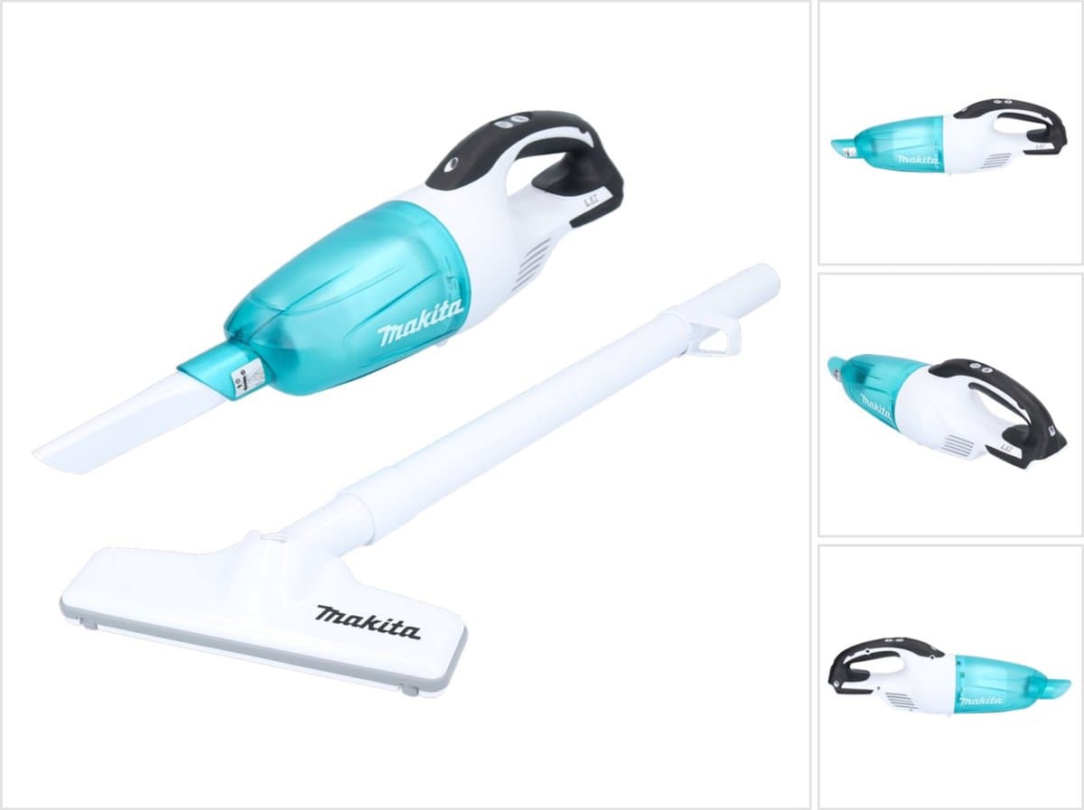 Makita DCL181FZWX 18 V Steelstofzuiger wit - zonder accu en lader — afbeelding 1