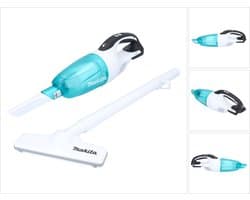 Makita DCL181FZWX 18 V Steelstofzuiger wit - zonder accu en lader