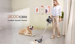 JIGOO C300 Steelstofzuiger 400Watt Zonder Zak Met verschillende opzetstukken - Hepa Filter — thumbnail 4
