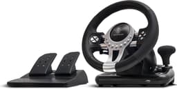 Spirit of Gamer Race Stuur – Geschikt voor PS4/PS3/Xbox One/Pc/Race Stuur – Race Stuur met Pedalen – Stevige Bevestiging – Race Stuur met Handschakelaar – 180 Graden Stuurhoek – Zwart — thumbnail 1