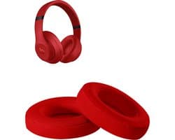 Oorkussens geschikt voor Beats By Dr. Dre Studio 2.0/3.0 wireless - Koptelefoon oorkussens voor Beats Studio rood