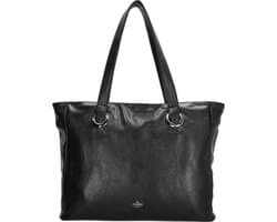 Charm London Liberty Laptoptas 17,3 inch - Laptop - Werk - School - Laptopvak 15" tot 17,3" - Dames Tas - Zwart