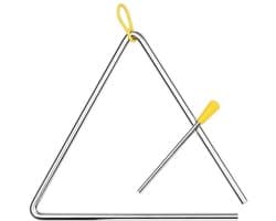 Purepeak Triangel - Muziekinstrument - Speelgoed Volwassenen - 16 cm