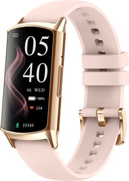 Kiraal Diva - Stijlvolle Activity Tracker - Functioneel - Android & iOS - Siliconen - Roze — thumbnail 1
