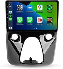 Carplay autoradio voor Citroën C1 | 2015 t/m 2021 | Android 13 | Draadloos Apple Carplay & Android auto | 2GB + 32GB | 8-Core processor | Davilon | 2025 model | 2015 2016 2017 2018 2019 2020 2021 | Bluetooth & Wifi | Met Frame — thumbnail 1