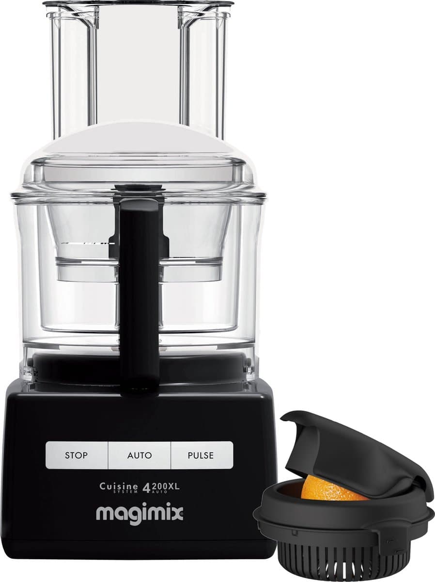 Magimix CS 4200 XL - Foodprocessor - Keukenmachine - Zwart - Citruspers — afbeelding 1