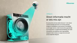 Hisense 3S Serie WF3S8043BW3/BLX - Wasmachine met Energielabel A -30% - 8kg - 72dB (A) - Steam Wash -1400 toeren - Power Wash 49' - ConnectLife - Inhoud Trommel 54 Liter — thumbnail 18