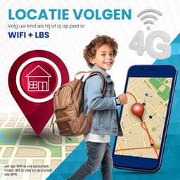 VUBIO Kinder Smartwatch B2 4G - Incl. SIM - Locatie - Videobellen — thumbnail 3