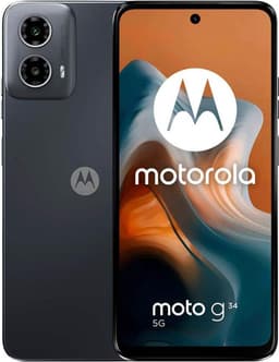 Motorola Moto G34 5G 4GB/64GB Charcoal Black — thumbnail 1