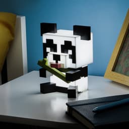 Minecraft Panda Light – Officieel gelicentieerde merchandise, draagbare nachtlamp en gamingkamerdecoratie voor kinderen, cadeau voor gamers, op batterijen werkend – Paladone — thumbnail 3
