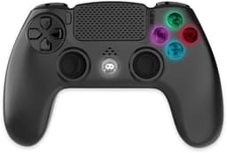 Freaks and Geeks Draadloze Controller - Touchpad - Verlichting - Vibratie - Zwart - PS4/PC — thumbnail 1