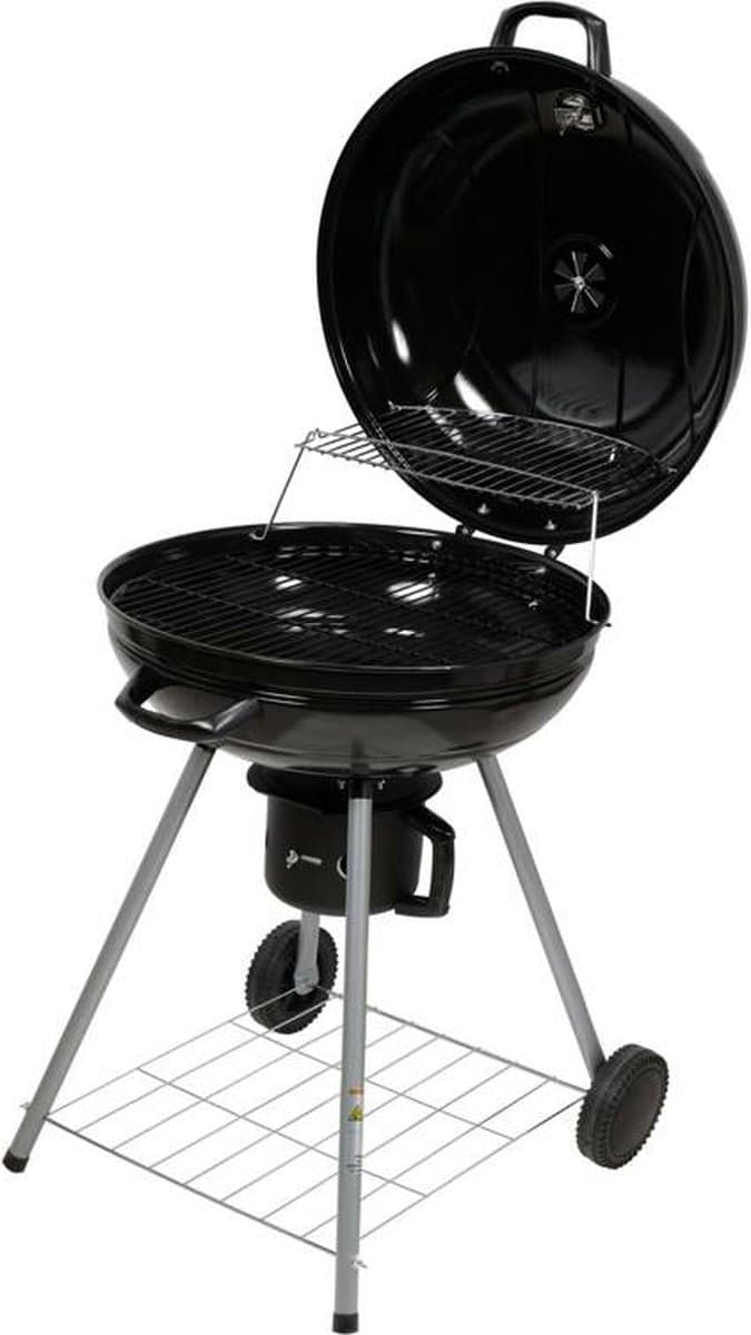 Zolta - Ronde Houtskoolgrill - Met Thermometer - Met Deksel - Mobiel — afbeelding 1