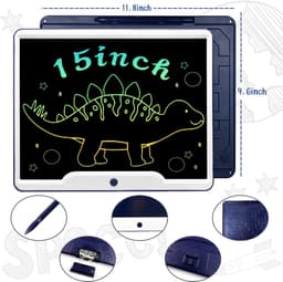 Lcd-schrijftablet, 15-inch Elektronische Grafische Tablets Doodle-pads Digitale Ewriter, Draagbare Tekentafel Voor Kinderen En Volwassenen Thuis, Schoolkantoor Zakelijk Handschriftblok — thumbnail 4