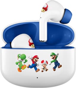 Super Mario - Friends - draadloze oordopjes - met oplaadcase - touch control - extra eartips - TWS earpods bluetooth — thumbnail 1