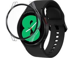 Hoesje voor Samsung Galaxy Watch 4 (40mm) - Harde beschermhoes transparant scherm gehard glas
