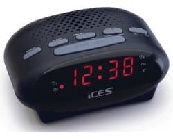 Ices ICR-210 - Wekkerradio - Zwart