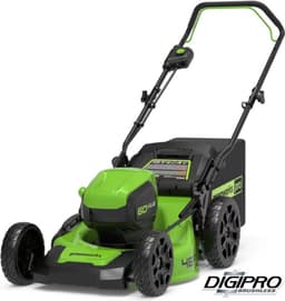 GREENWORKS 60 Volt accu grasmaaier zonder accu en lader GD60LM46HP — thumbnail 1