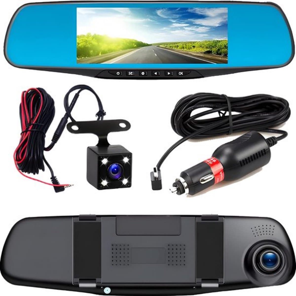 Dashcam Voor Auto Voor En Achter - Dashcam Voor En Achte — afbeelding 1
