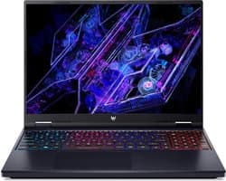 Acer Predator Helios Neo 18 PHN18-71-91CY Intel® Core™ i9 i9-14900HX Laptop 45,7 cm (18") WQXGA 32 GB DDR5-SDRAM 1 TB SSD NVIDIA GeForce RTX 4070 Wi-Fi 6E (802.11ax) Windows 11 Home Zwart
