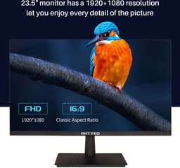 AntteQ 24S2 – 24 Inch Full HD Monitor – 75Hz – VA Paneel – Ultra Slim Bezel – Blauw Licht Filter – HDMI/VGA – VESA 75x75 – Zwart — thumbnail 2