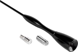 AMiO FM/AM Auto Antenne Mini Universeel met 5/6mm Adapter Zwart (16 cm) — thumbnail 2