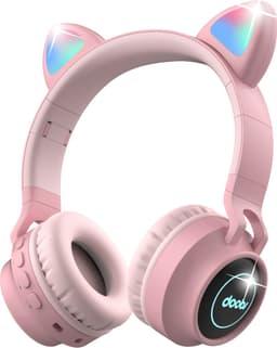 Kinder koptelefoon  Bluetooth DOBI roze - VOLUME BEGRENZING - 85DB — thumbnail 5