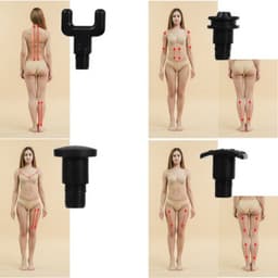 Massagepistool - Professioneel Massagegun - Inclusief Koffer - Massage Pistool - Massage Gun - Massage Apparaat - spier ontspanner — thumbnail 3