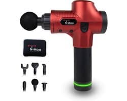 N Mass Massage Gun - Massage Gun Professioneel - Recovery Gun - 6 Opzetstukken - 30 Snelheidsstanden - Inclusief Koffer