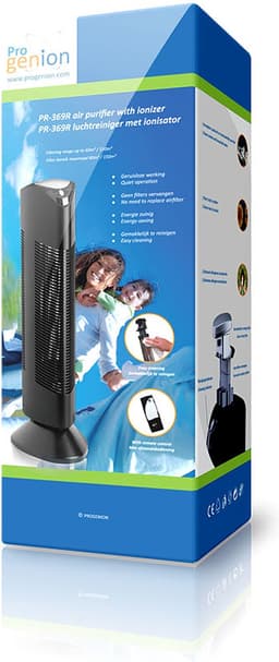 Progenion PR-369R Luchtreiniger Wit - geen filters vervangen — thumbnail 3