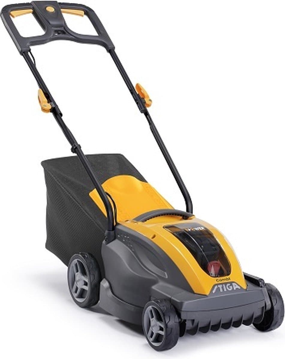 STIGA COMBI 336e Accu-grasmaaier Accu Instelbare maaihoogte, Incl. accu, Incl. oplader 48 V Snijbreedte max. 34 cm Gesc — afbeelding 1