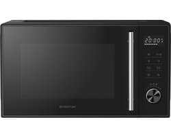 Inventum MN237CB Combimagnetron - 23L - 900W - Hetelucht- en grillfunctie - 10 kookprogramma's - 4 combistanden - Ontdooifunctie - Kinderslot - Zwart