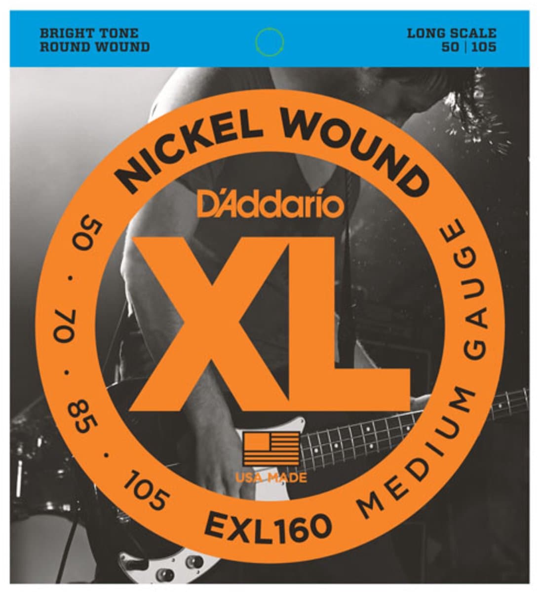 D'Addario EXL160 Bassnaren (50-105) Medium — afbeelding 1