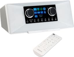 MEDION P85333 internetradio met DAB+ (wifi, FM, Spotify Connect, Amazon Music, USB, hoofdtelefoonaansluiting, AUX, stereo line-out cinch, slaaptimer) wit — thumbnail 1