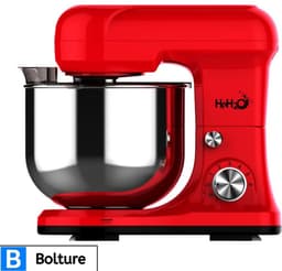 Bolture Mixer met Mengkom - Handmixer - Keukenmachine - Multifunctioneel - 4.5 Liter - Kneden Kloppen en Mengen - 1500 W — thumbnail 1