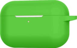 Case - Geschikt voor Apple AirPods Pro 2 - Siliconen Hoes met Clip - Silicone Hoesje Cover - Groen — thumbnail 5