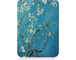 Hoesje Geschikt voor Kobo Clara 2E Hoes Book Case - eReader Hoes Geschikt voor Kobo Clara 2E Hoesje Book Cover - Bloesem