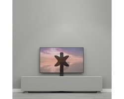 Cavus Hybrid 120B - Tv Muurstandaard -  Televisie ophangen zonder boren - Geschikt tot 65 Inch televisie t/m 25 kg - VESA 300x400 - 400x300