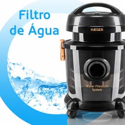 Stofzuiger met zak Haeger AQUACLEAN 1200 1200 W 9 L — thumbnail 2