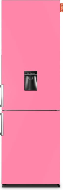 NUNKI LARGEH2O (Bubblegum Pink Satin All Sides) Combi Bottom Koelkast, E, 197+71l, Handle, Waterdispenser — thumbnail 1