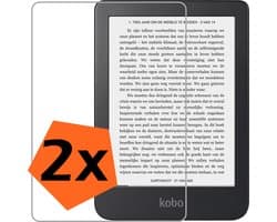 Screenprotector - Geschikt voor Kobo Clara 2E Screenprotector Bescherm Glas - Screenprotector Geschikt voor Kobo Clara 2E Screen Protector Tempered Glass - 2 PACK