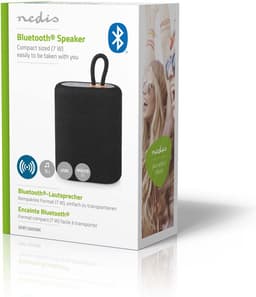 Nedis Bluetooth-Speaker - Maximale batterijduur: 7 uur - Handheld Ontwerp - 7 W - Mono - Ingebouwde microfoon - Koppelbaar - Zwart — thumbnail 4