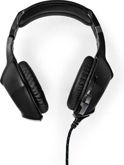 Nedis Gaming Headset - Over-Ear - Stereo - USB Type-A / 2x 3.5 mm - Inklapbare Microfoon - 2.20 m - LED — thumbnail 1