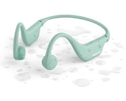 Philips TAK4607 - Draadloze open-ear koptelefoon voor kinderen - Bone conduction - Groen — afbeelding 1
