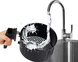 Monzana Hetelucht Friteuse - 6,5 L XXL LED & Timer 1850W - Zwart — thumbnail 10